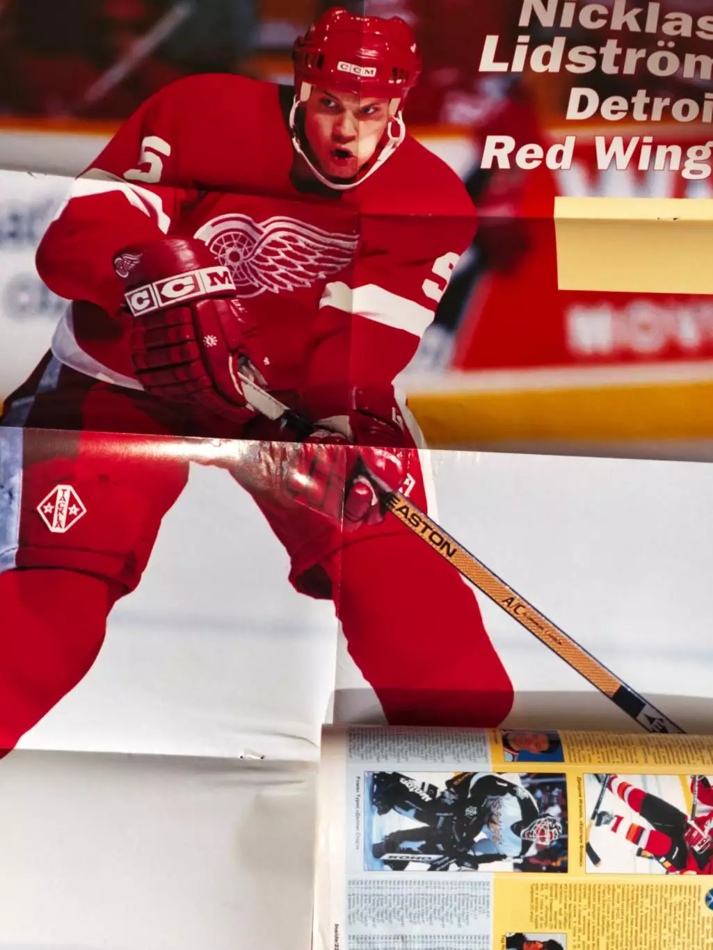 ЖУРНАЛ ВНУТРИ ХОККЕЯ НХЛ 1996 NHL INSIDE HOCKEY #7 POSTER 5