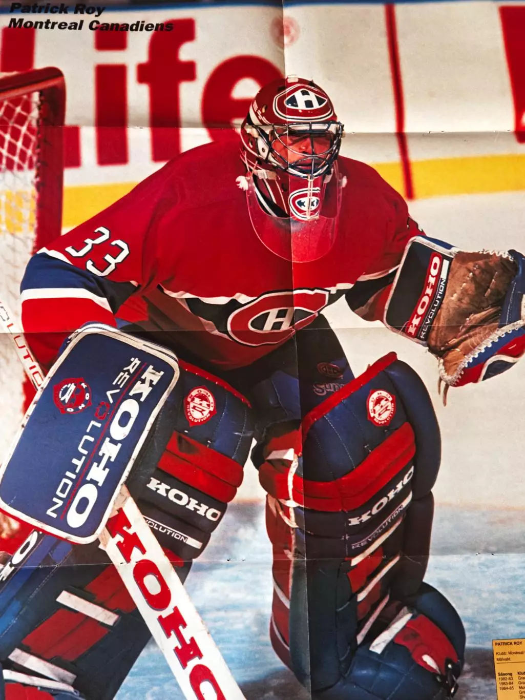 ЖУРНАЛ ВНУТРИ ХОККЕЯ НХЛ 1995 NHL INSIDE HOCKEY #3 POSTER 5