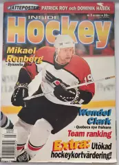 ЖУРНАЛ ВНУТРИ ХОККЕЯ НХЛ 1995 NHL INSIDE HOCKEY #3 POSTER