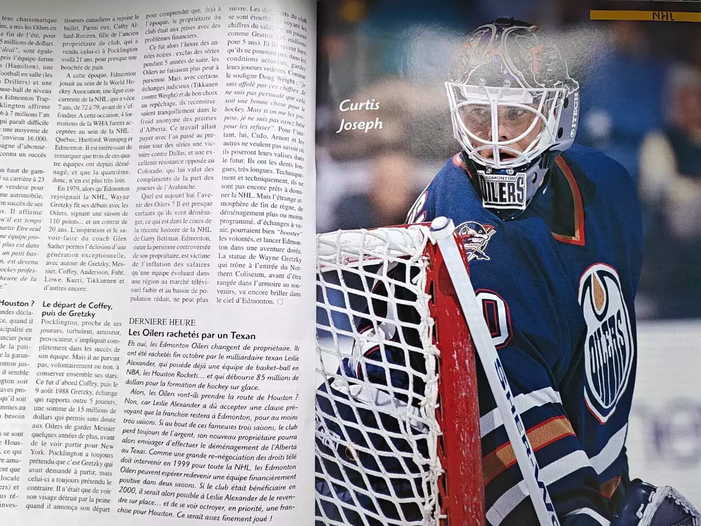 ЖУРНАЛ ХОККЕЙ НХЛ 1997 NHL HOCKEY MAGAZINE #22 POSTER 7