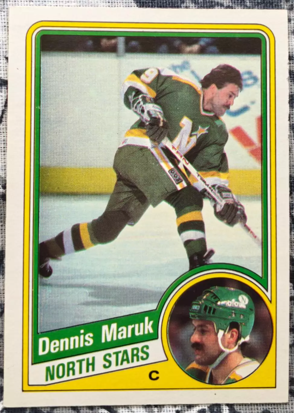 ХОККЕЙ КАРТОЧКА НХЛ O-PEE-CHEE 1984-85 NHL DENNIS MARUK MINNESOTA #101