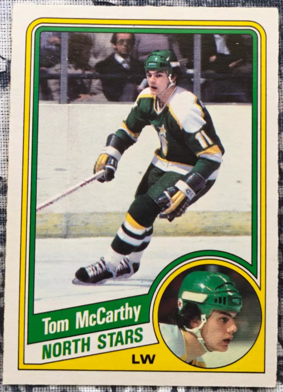 ХОККЕЙ КАРТОЧКА НХЛ O-PEE-CHEE 1984-85 NHL TOM MCCARTHY MINNESOTA #103