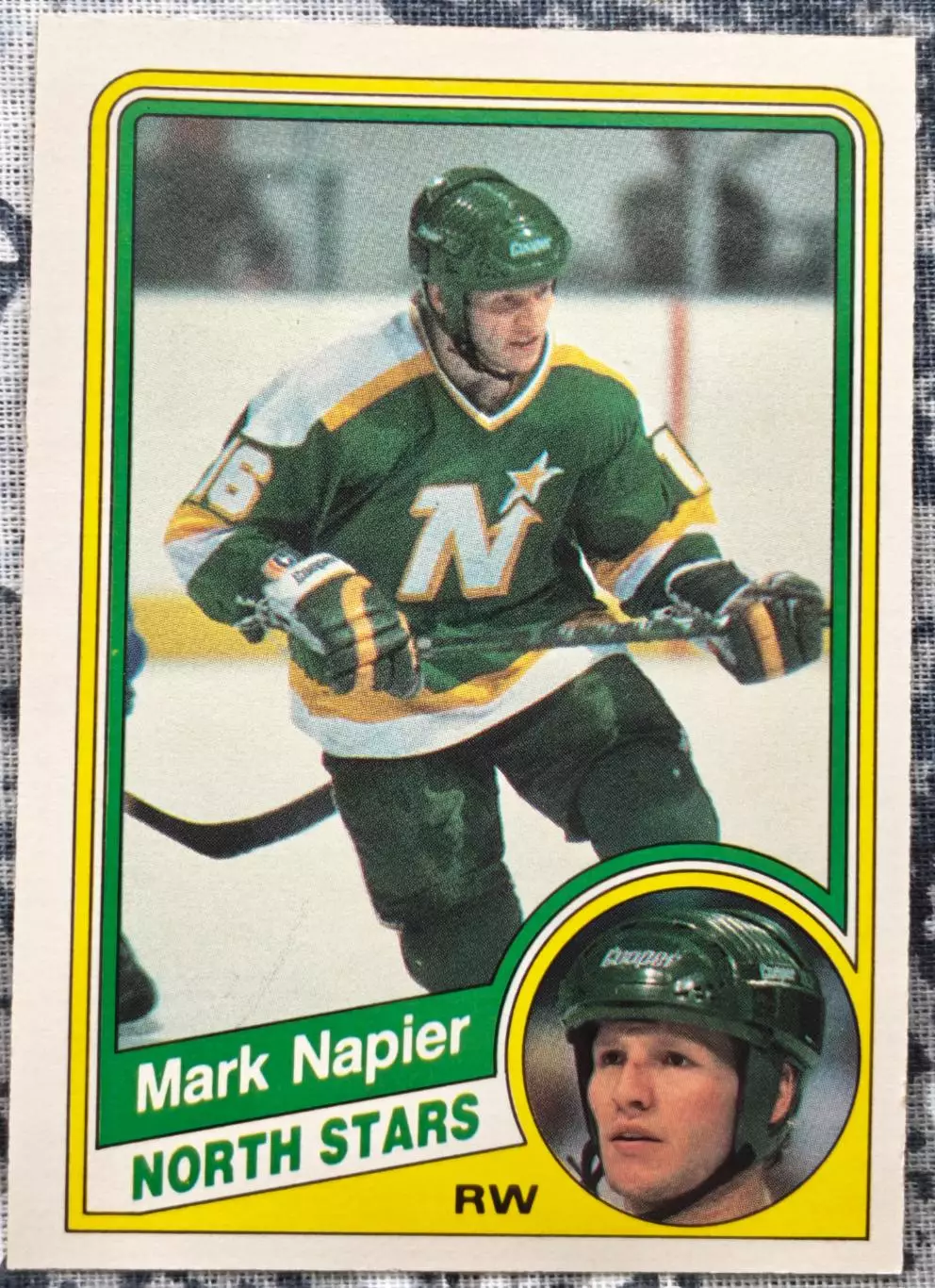 ХОККЕЙ КАРТОЧКА НХЛ O-PEE-CHEE 1984-85 NHL MARK NAPIER MINNESOTA #105 2