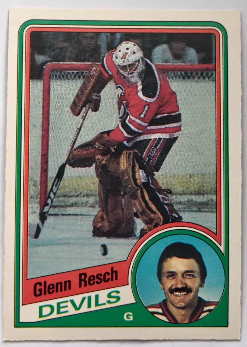 ХОККЕЙ КАРТОЧКА НХЛ O-PEE-CHEE 1984-85 NHL GLENN RESCH DEVILS #119
