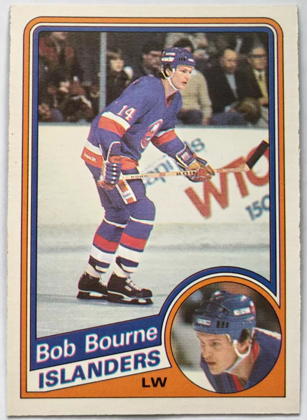 ХОККЕЙ КАРТОЧКА НХЛ O-PEE-CHEE 1984-85 NHL BOB BOURNE ISLANDERS #123