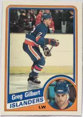 ХОККЕЙ КАРТОЧКА НХЛ O-PEE-CHEE 1984-85 NHL GREG GILBERT ISLANDERS #125