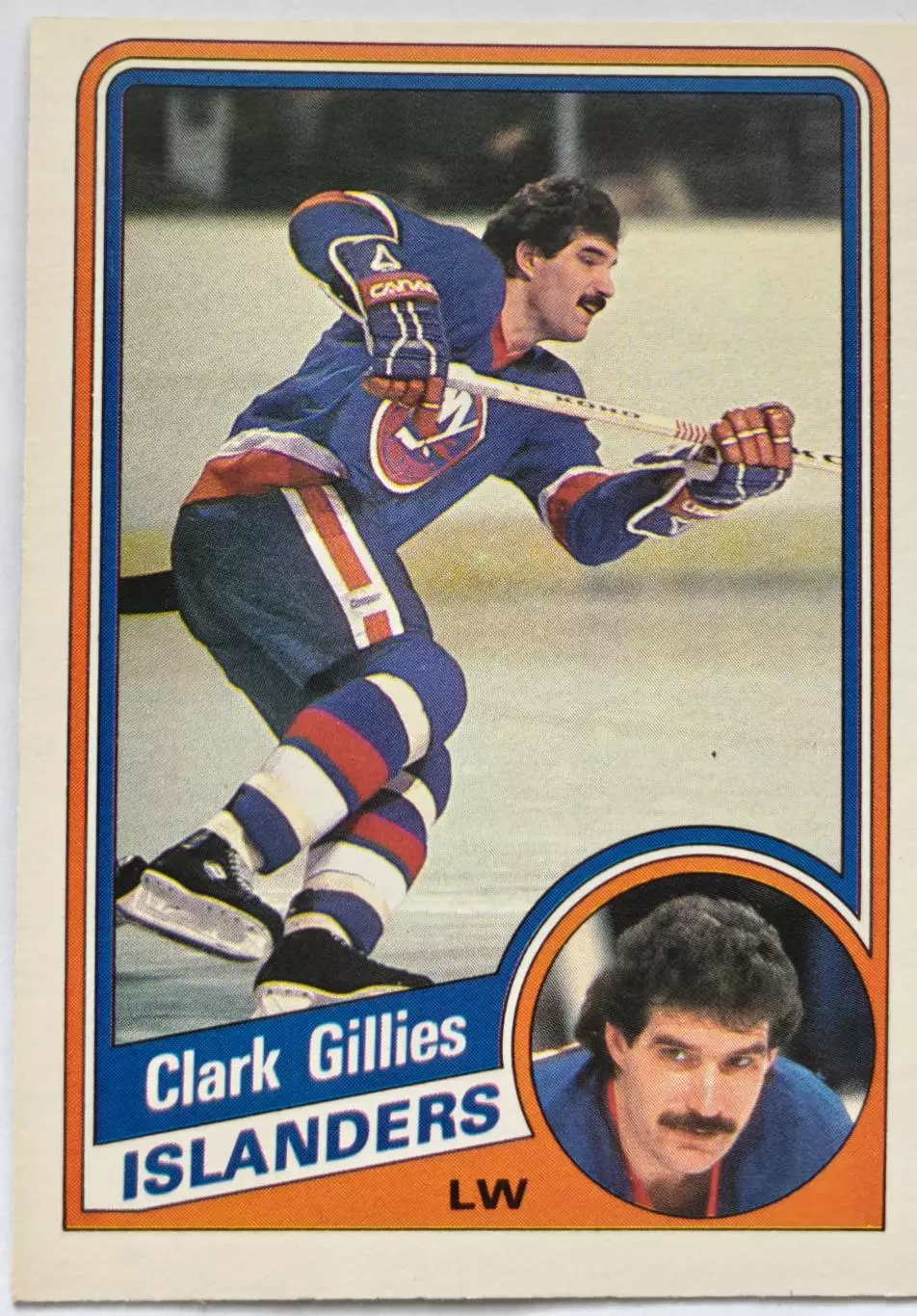 ХОККЕЙ КАРТОЧКА НХЛ O-PEE-CHEE 1984-85 NHL CLARK GILLIES ISLANDERS #126