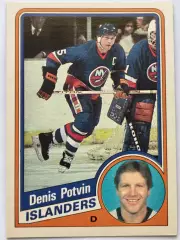 ХОККЕЙ КАРТОЧКА НХЛ O-PEE-CHEE 1984-85 NHL DENIS POTVIN ISLANDERS #134