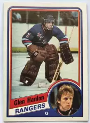 ХОККЕЙ КАРТОЧКА НХЛ O-PEE-CHEE 1984-85 NHL GLEN HANLON RANGERS #142