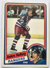 ХОККЕЙ КАРТОЧКА НХЛ O-PEE-CHEE 1984-85 NHL ANDERS HEDBERG RANGERS #143
