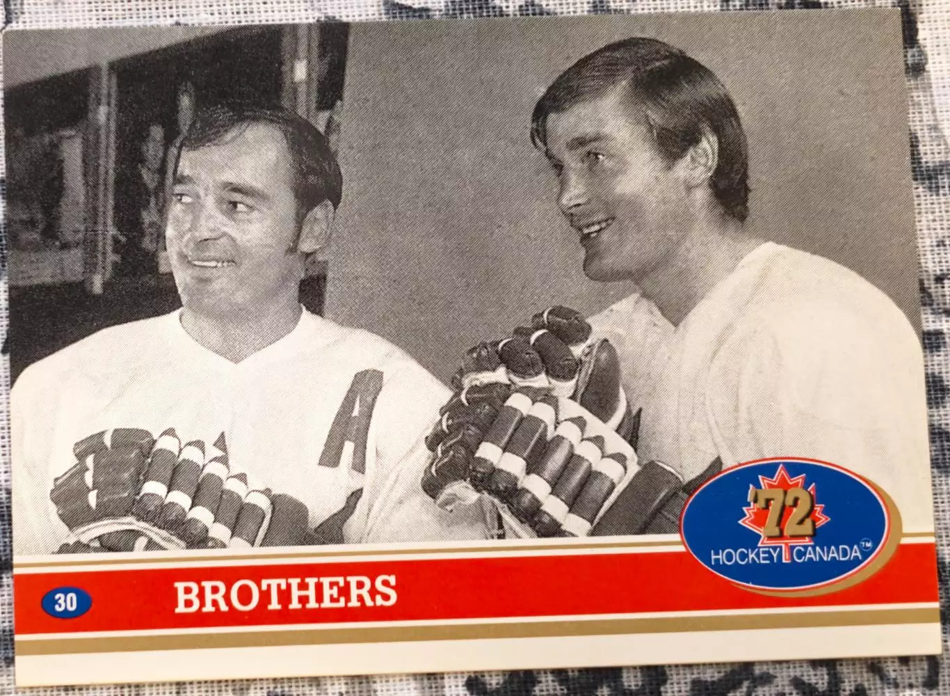 ХОККЕЙ КАРТОЧКА НХЛ NHL СССР КАНАДА 1972 СУПЕРСЕРИЯ USSR CANADA #30 1