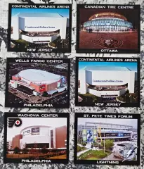 ХОККЕЙ НАБОР МАГНИТ НХЛ ИГРОВЫЕ АРЕНЫ NHL GAME ARENA HOCKEY MAGNIT