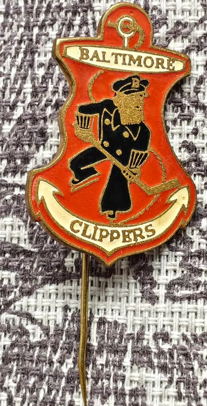 ЗНАК ХОККЕЙ ВХА БАЛТИМОР КЛИППЕРС WHA BALTIMORE CLIPPERS HOCKEY PIN
