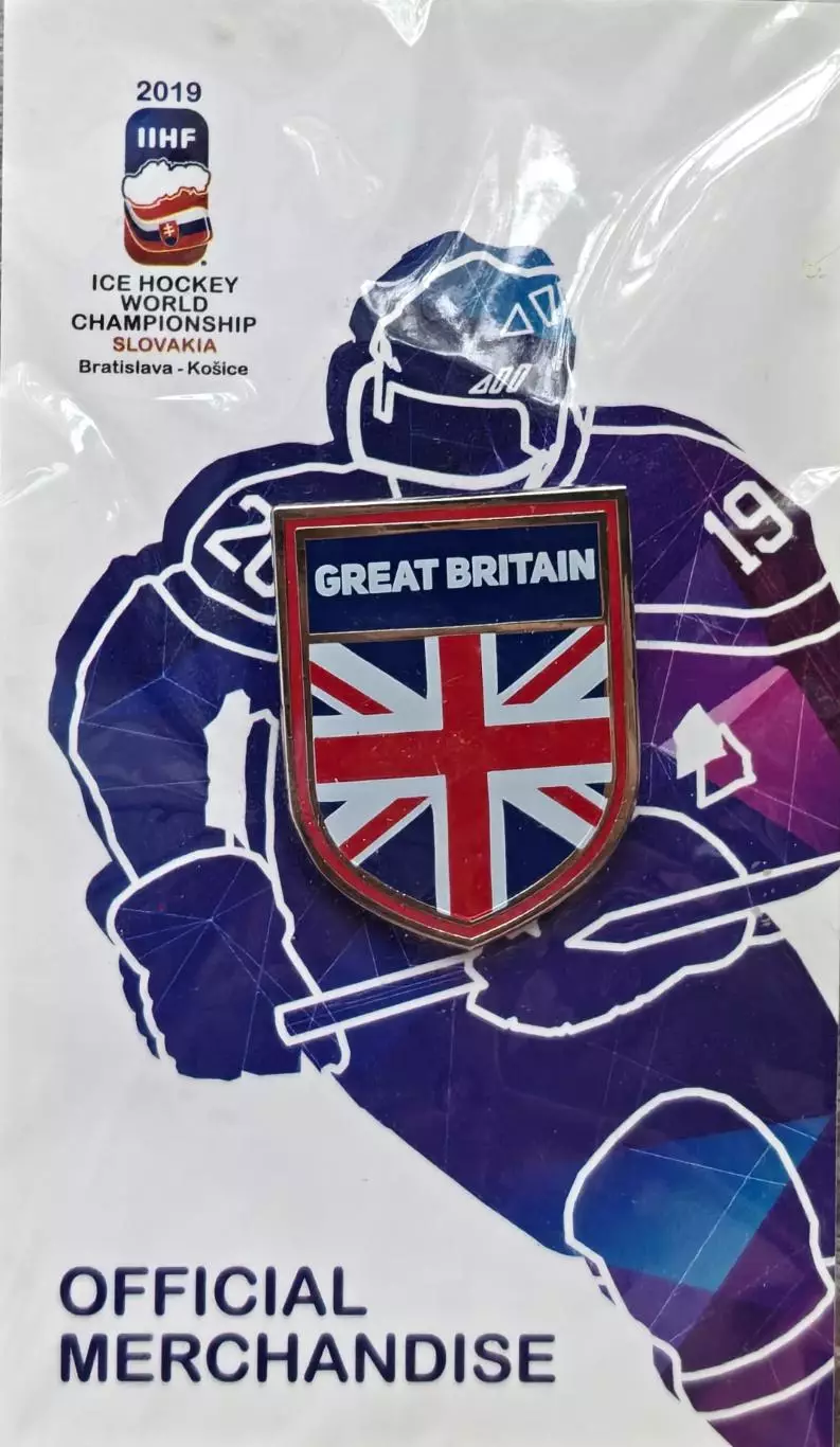 ХОККЕЙ ЗНАЧОК ЧЕМПИОНАТ МИРА ПО ХОККЕЮ 2019 IIHF WORLD HOCKEY CHAMPIONSHIP