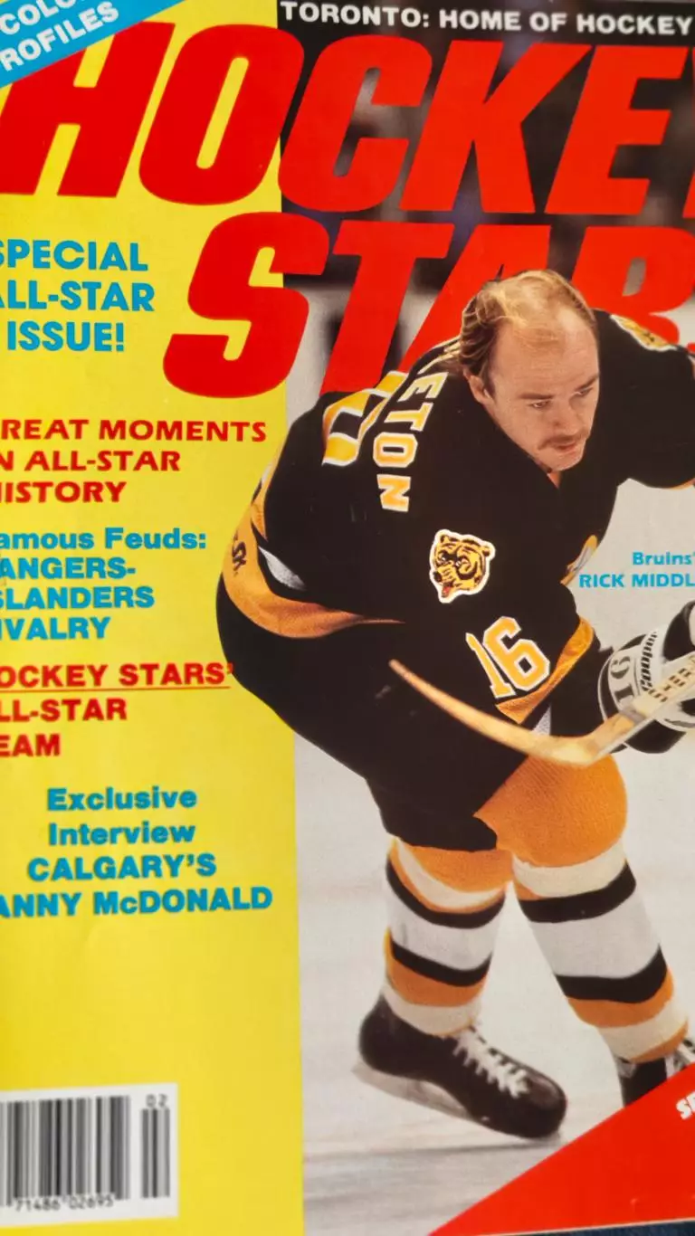 ХОККЕЙ ЖУРНАЛ НХЛ HOCKEY STARS 1985 FEB