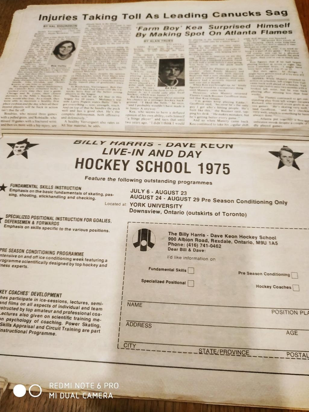 ГАЗЕТА НХЛ NHL THE HOCKEY NEWS JANUARY 24 1975 3