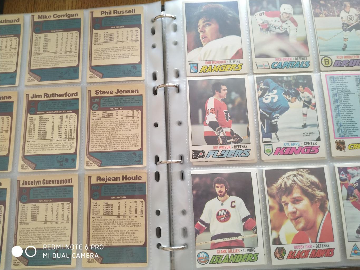 ХОККЕЙ НАБОР КАРТОЧЕК НХЛ NHL 1977-78 OPC HOCKEY CARD COMPLETE SET 1-396 1