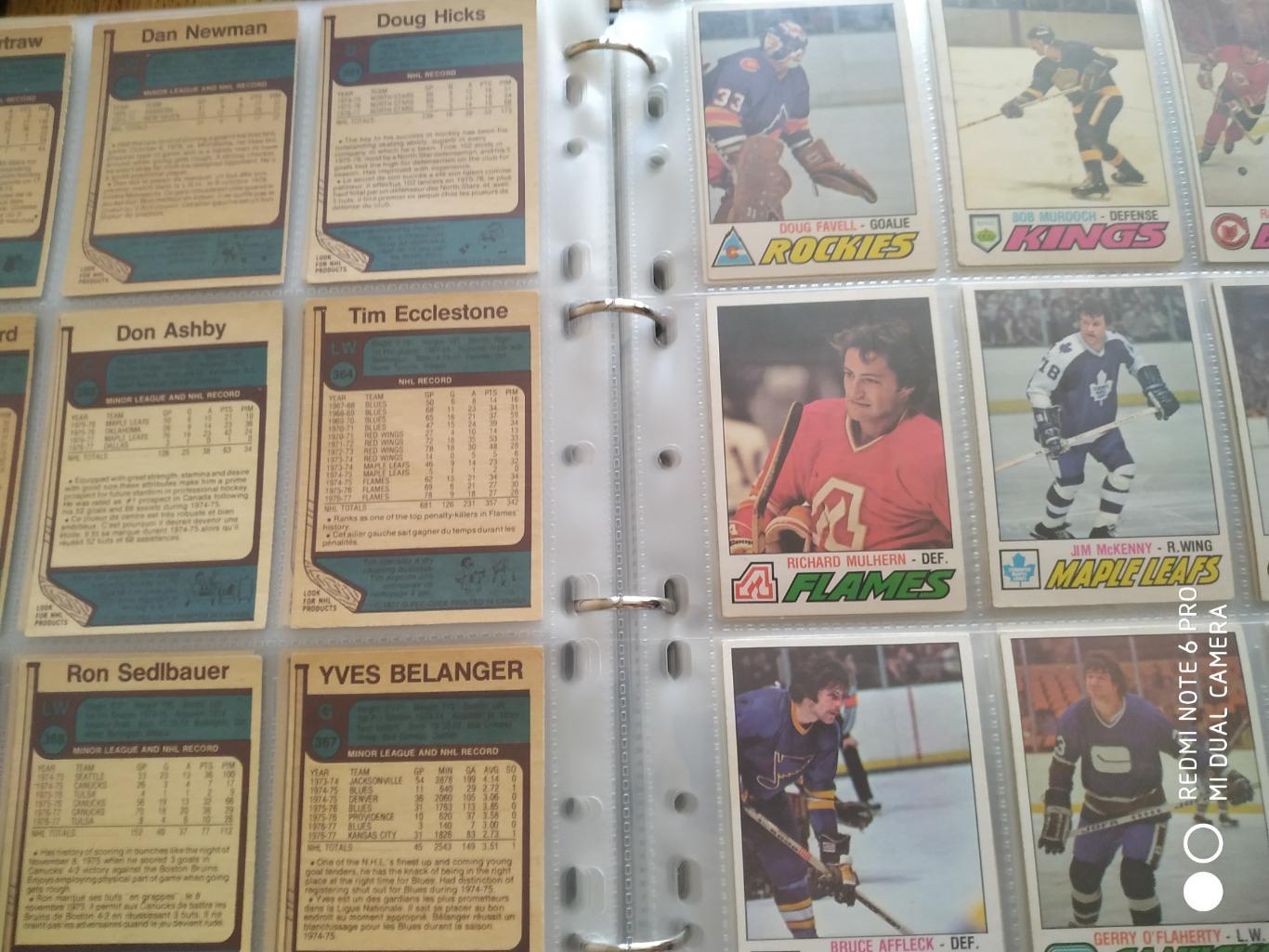 ХОККЕЙ НАБОР КАРТОЧЕК НХЛ NHL 1977-78 OPC HOCKEY CARD COMPLETE SET 1-396 5