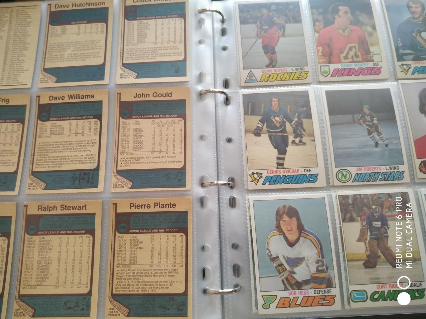 ХОККЕЙ НАБОР КАРТОЧЕК НХЛ NHL 1977-78 OPC HOCKEY CARD COMPLETE SET 1-396 7