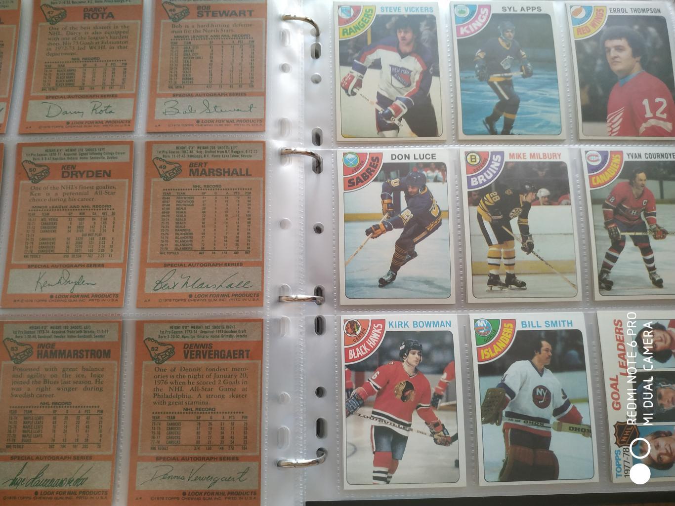 ХОККЕЙ НАБОР КАРТОЧЕК НХЛ NHL 1978-79 TOPPS HOCKEY CARD COMPLETE SET 1-264 2