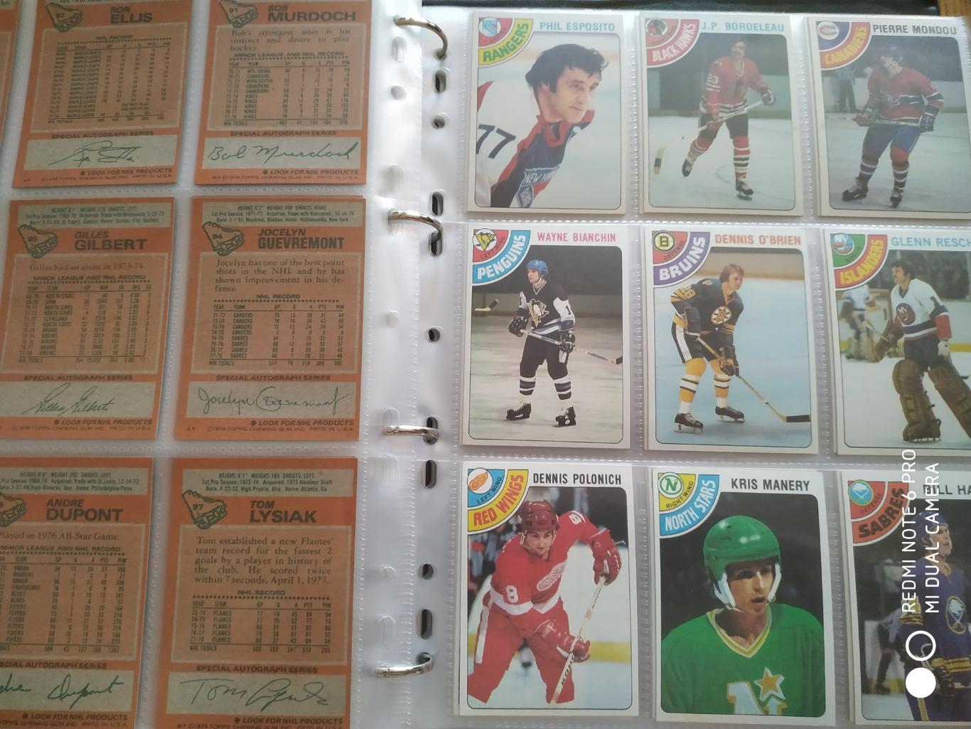 ХОККЕЙ НАБОР КАРТОЧЕК НХЛ NHL 1978-79 TOPPS HOCKEY CARD COMPLETE SET 1-264 3