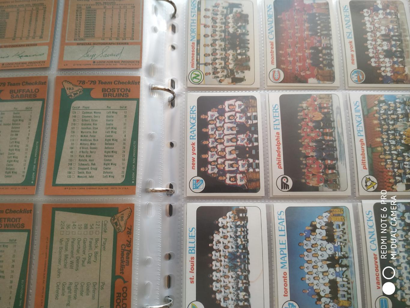 ХОККЕЙ НАБОР КАРТОЧЕК НХЛ NHL 1978-79 TOPPS HOCKEY CARD COMPLETE SET 1-264 6