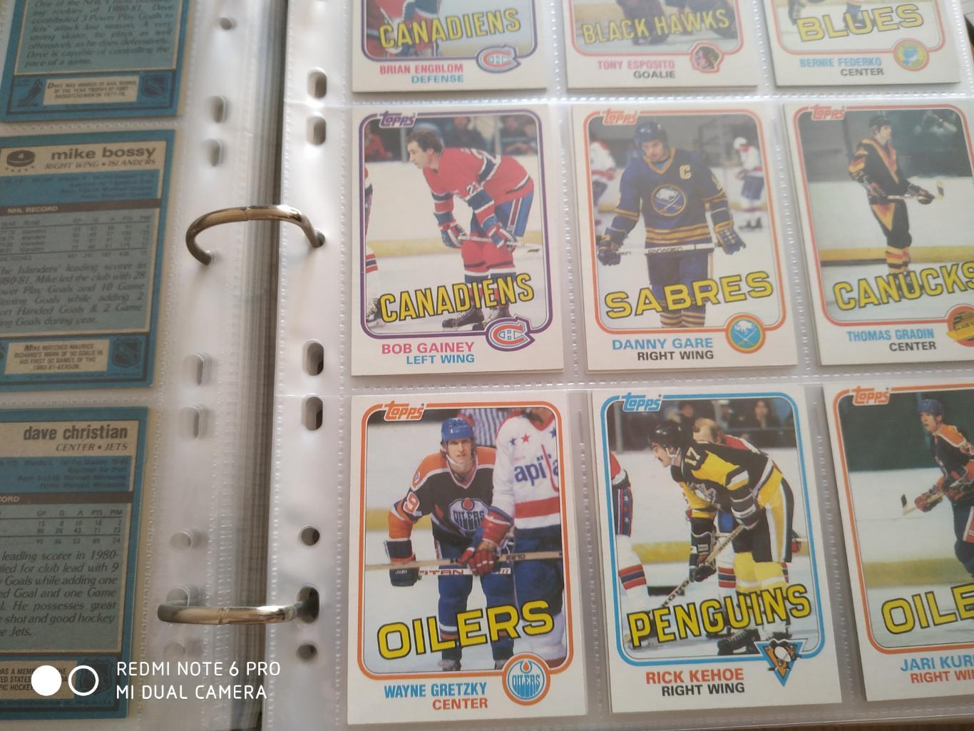 ХОККЕЙ НАБОР КАРТОЧЕК НХЛ NHL 1981-82 TOPPS HOCKEY CARD COMPLETE SET 1-198 1