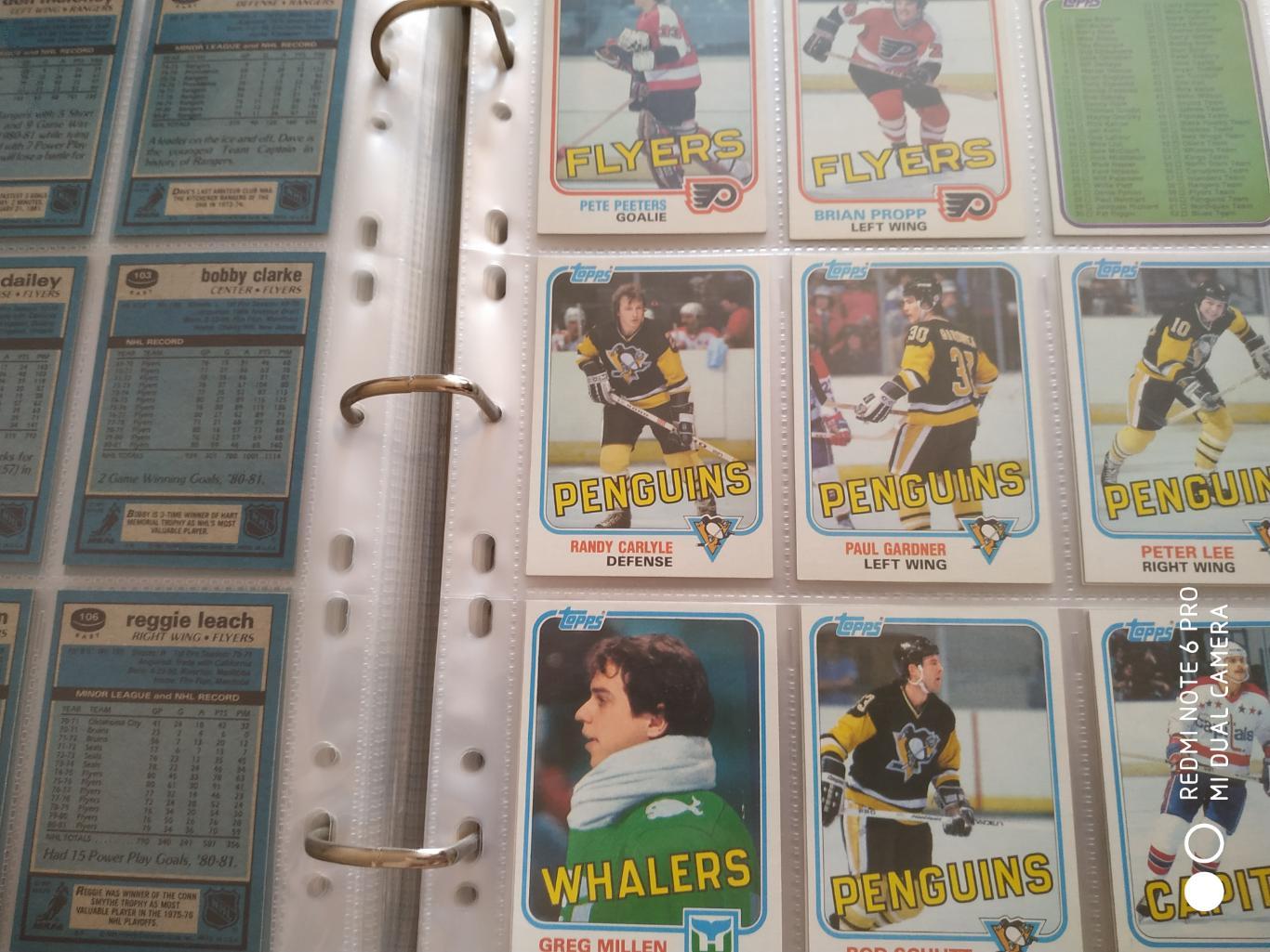 ХОККЕЙ НАБОР КАРТОЧЕК НХЛ NHL 1981-82 TOPPS HOCKEY CARD COMPLETE SET 1-198 3