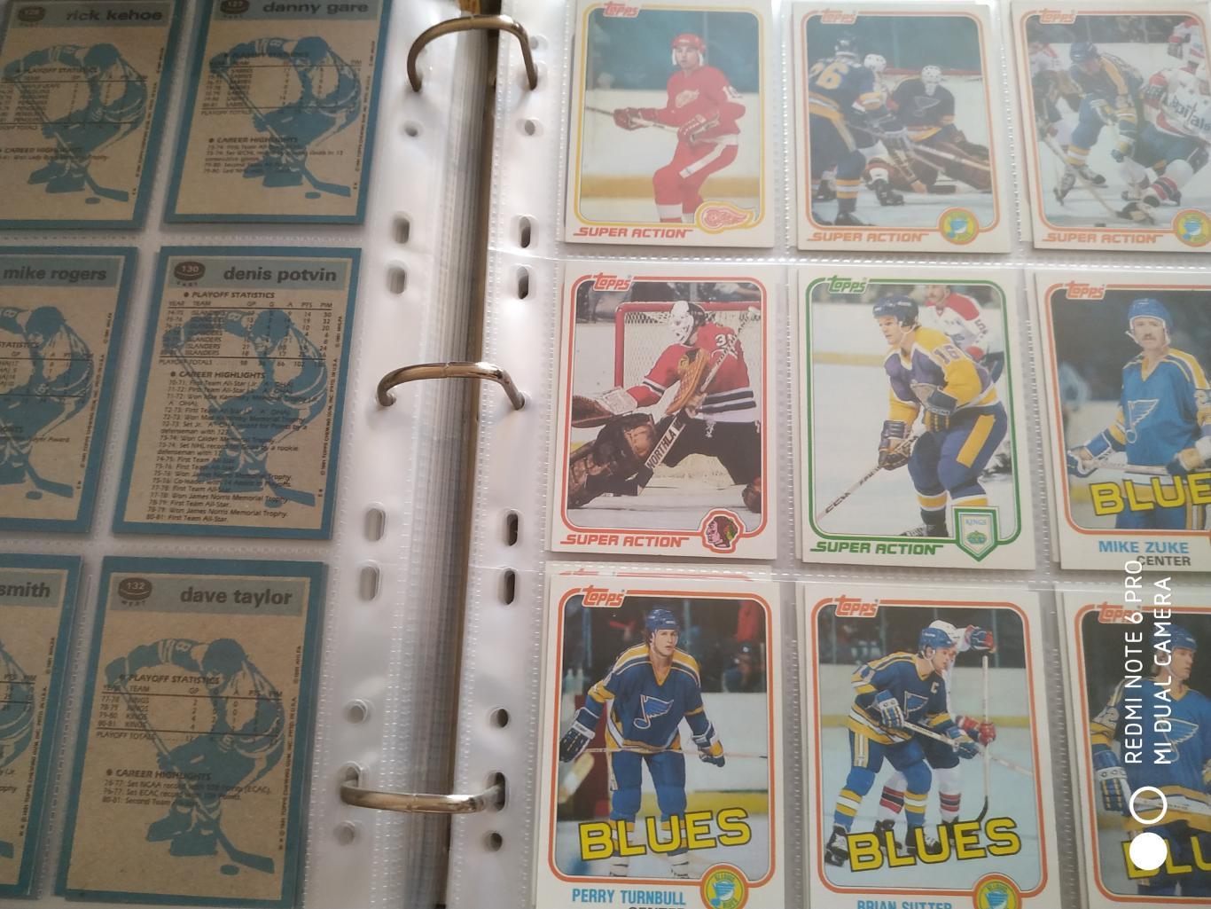 ХОККЕЙ НАБОР КАРТОЧЕК НХЛ NHL 1981-82 TOPPS HOCKEY CARD COMPLETE SET 1-198 4