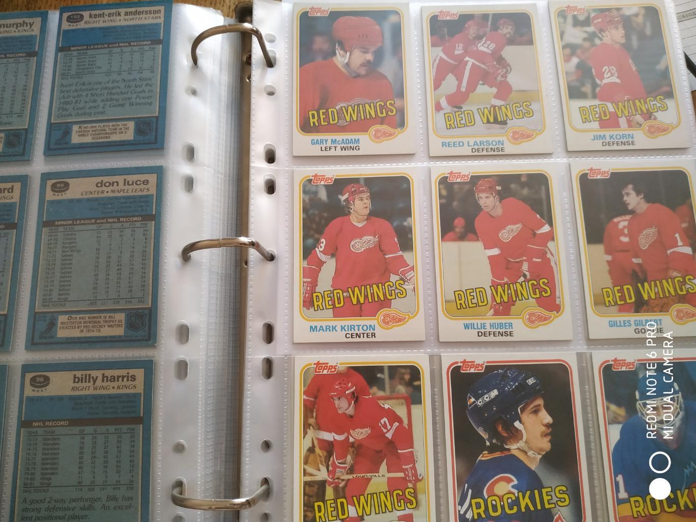 ХОККЕЙ НАБОР КАРТОЧЕК НХЛ NHL 1981-82 TOPPS HOCKEY CARD COMPLETE SET 1-198 6