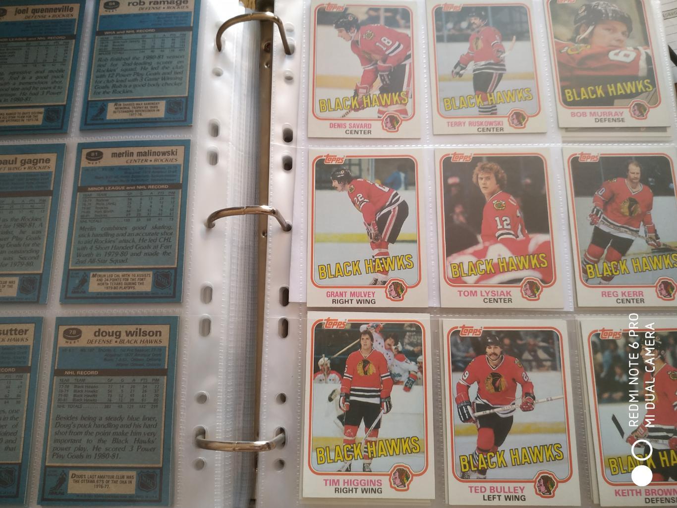 ХОККЕЙ НАБОР КАРТОЧЕК НХЛ NHL 1981-82 TOPPS HOCKEY CARD COMPLETE SET 1-198 7