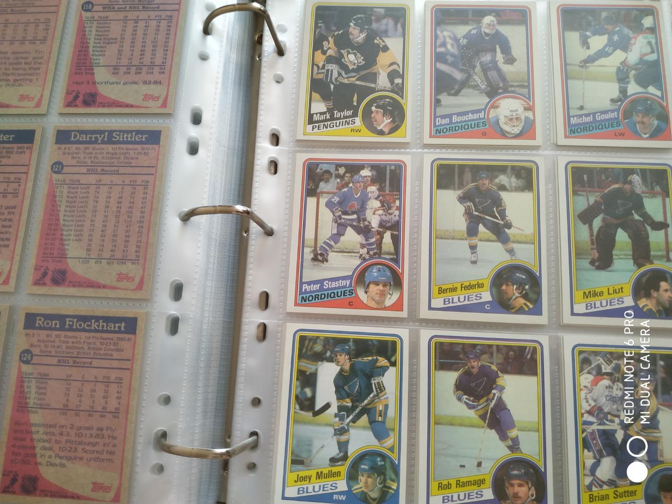ХОККЕЙ НАБОР КАРТОЧЕК НХЛ NHL 1984-85 TOPPS HOCKEY CARD COMPLETE SET 1-165 5