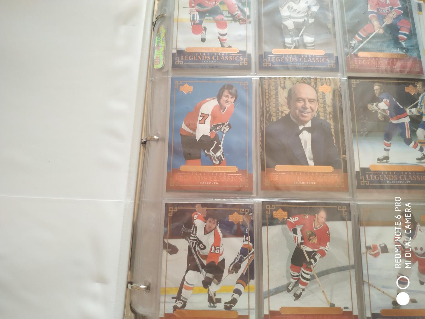 ХОККЕЙ КАРТОЧКИ НХЛ NHL 2004-05 UPPER DECK LEGENDS CLASSIC HOCKEY CARD SET 1-100