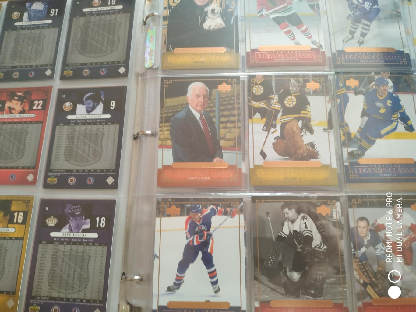 ХОККЕЙ КАРТОЧКИ НХЛ NHL 2004-05 UPPER DECK LEGENDS CLASSIC HOCKEY CARD SET 1-100 1