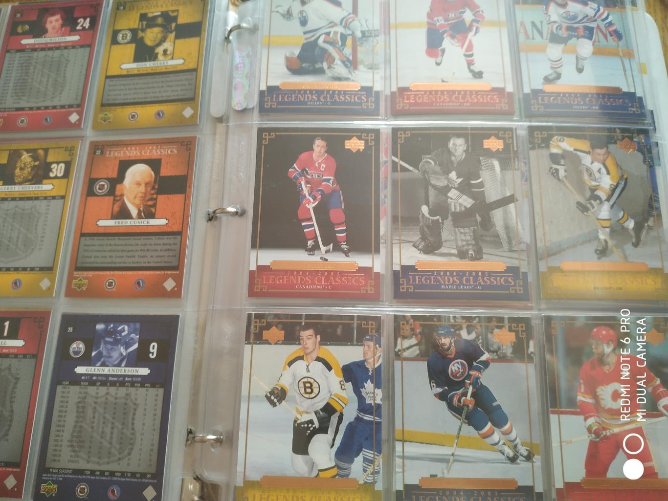 ХОККЕЙ КАРТОЧКИ НХЛ NHL 2004-05 UPPER DECK LEGENDS CLASSIC HOCKEY CARD SET 1-100 2