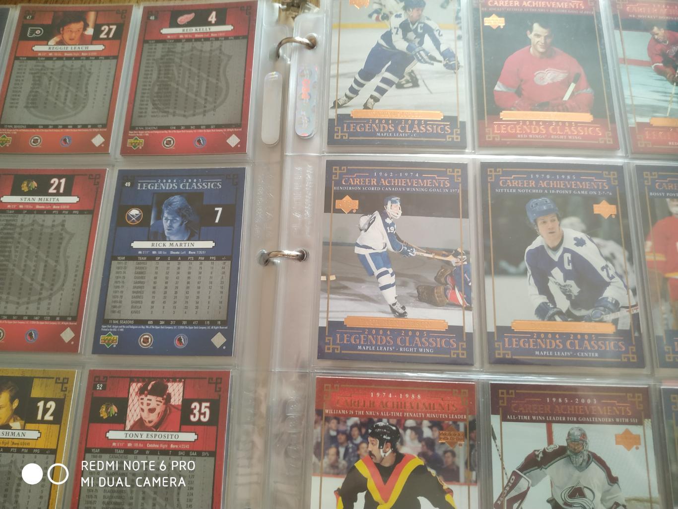 ХОККЕЙ КАРТОЧКИ НХЛ NHL 2004-05 UPPER DECK LEGENDS CLASSIC HOCKEY CARD SET 1-100 3