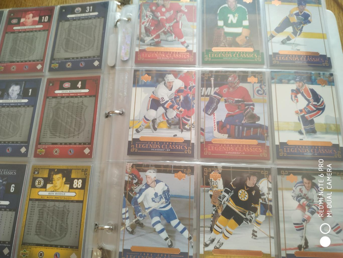 ХОККЕЙ КАРТОЧКИ НХЛ NHL 2004-05 UPPER DECK LEGENDS CLASSIC HOCKEY CARD SET 1-100 4
