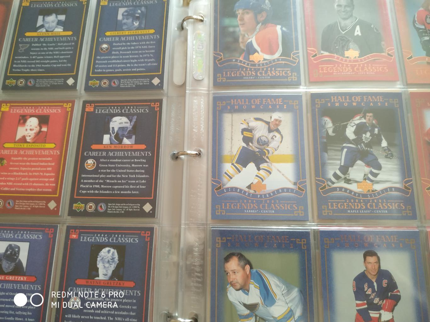 ХОККЕЙ КАРТОЧКИ НХЛ NHL 2004-05 UPPER DECK LEGENDS CLASSIC HOCKEY CARD SET 1-100 5