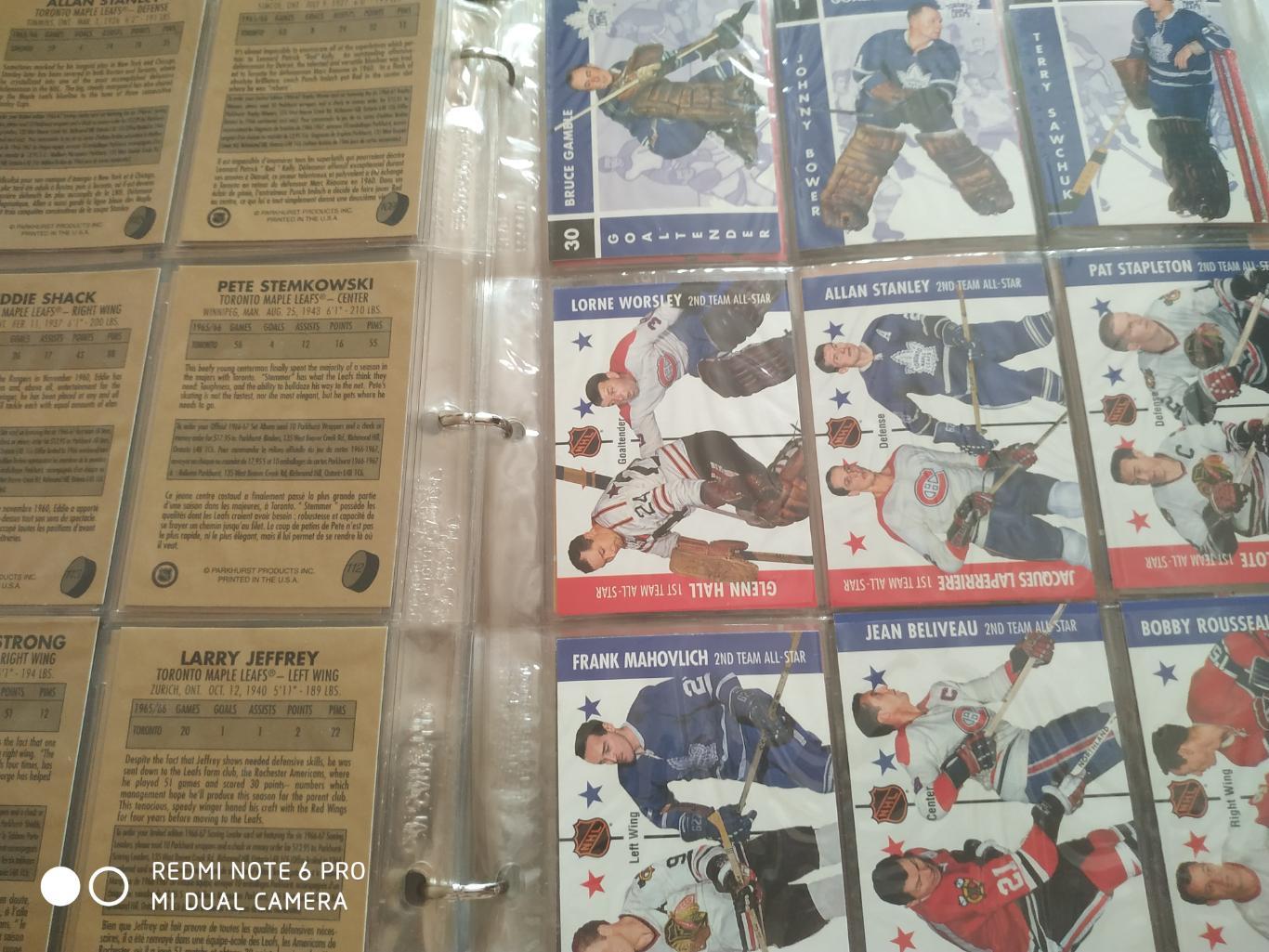 ХОККЕЙ НАБОР КАРТОЧЕК НХЛ 1995-96 PARHURST 66-67 HOCKEY CARD COMPLETE SET 1-150 5