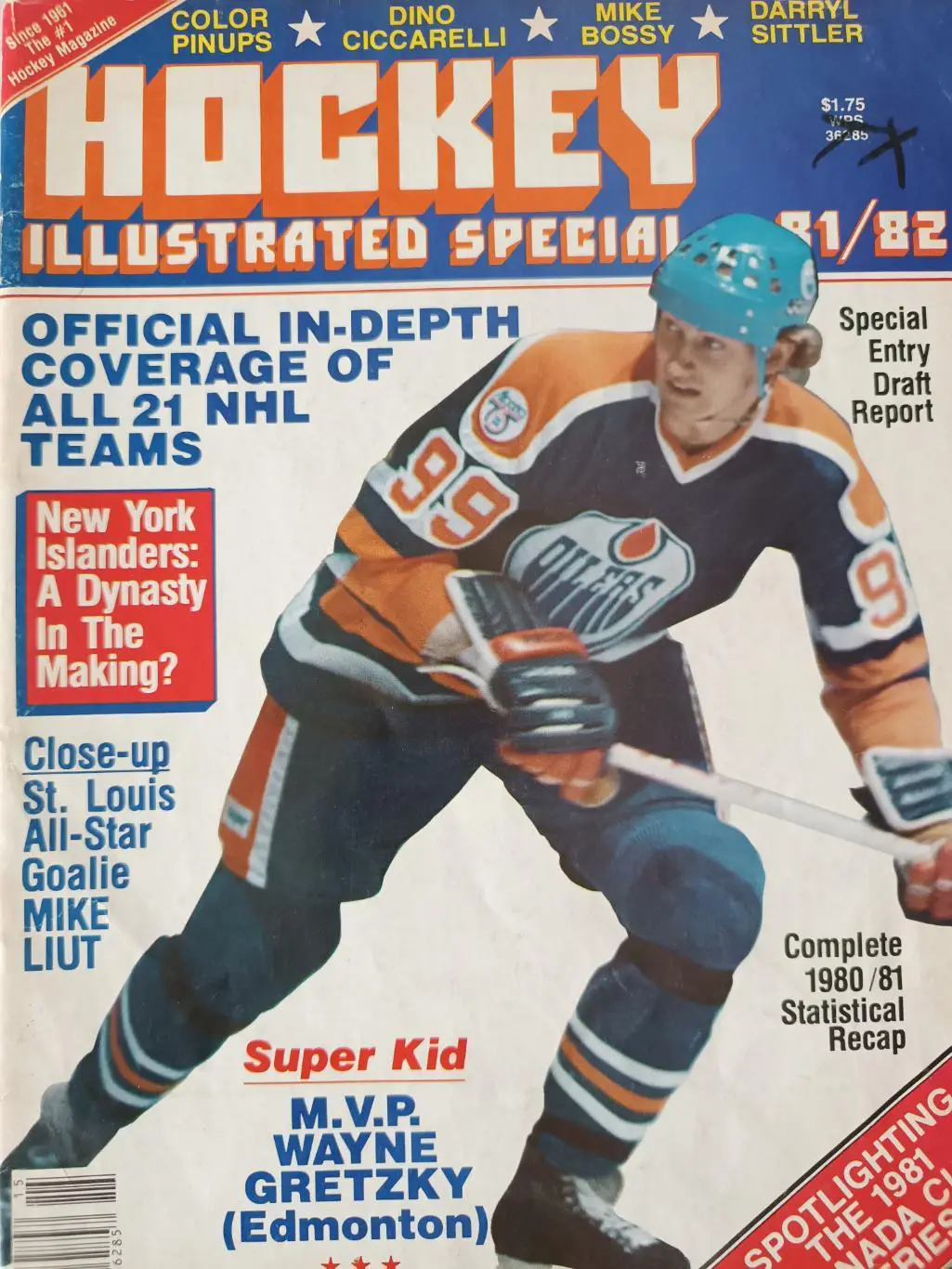 ХОККЕЙ ЖУРНАЛ НХЛ NHL 1981-82 HOCKEY ILLUSTRATED SPECIAL