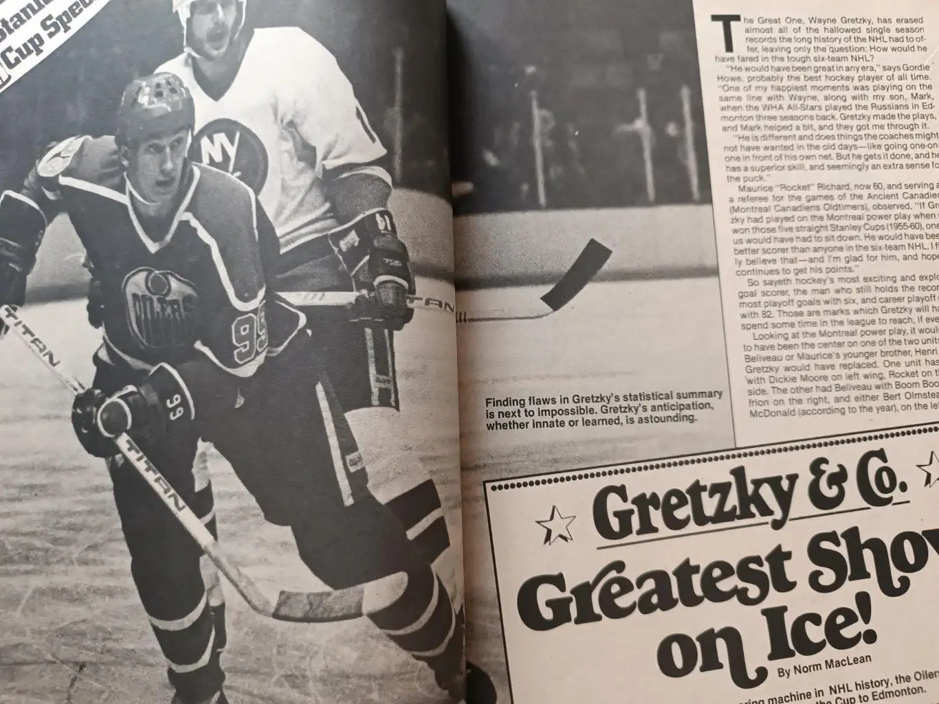 ХОККЕЙ ЖУРНАЛ НХЛ NHL 1982 MAY HOCKEY ILLUSTRATED SPECIAL STANLEY CUP Gretzky 2