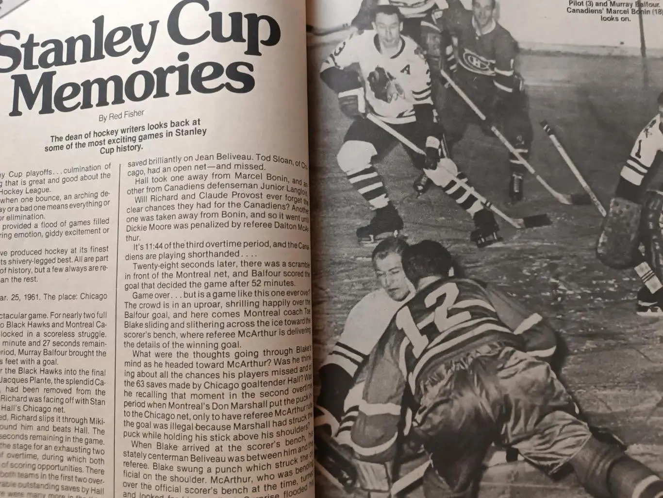 ХОККЕЙ ЖУРНАЛ НХЛ NHL 1982 MAY HOCKEY ILLUSTRATED SPECIAL STANLEY CUP Gretzky 7