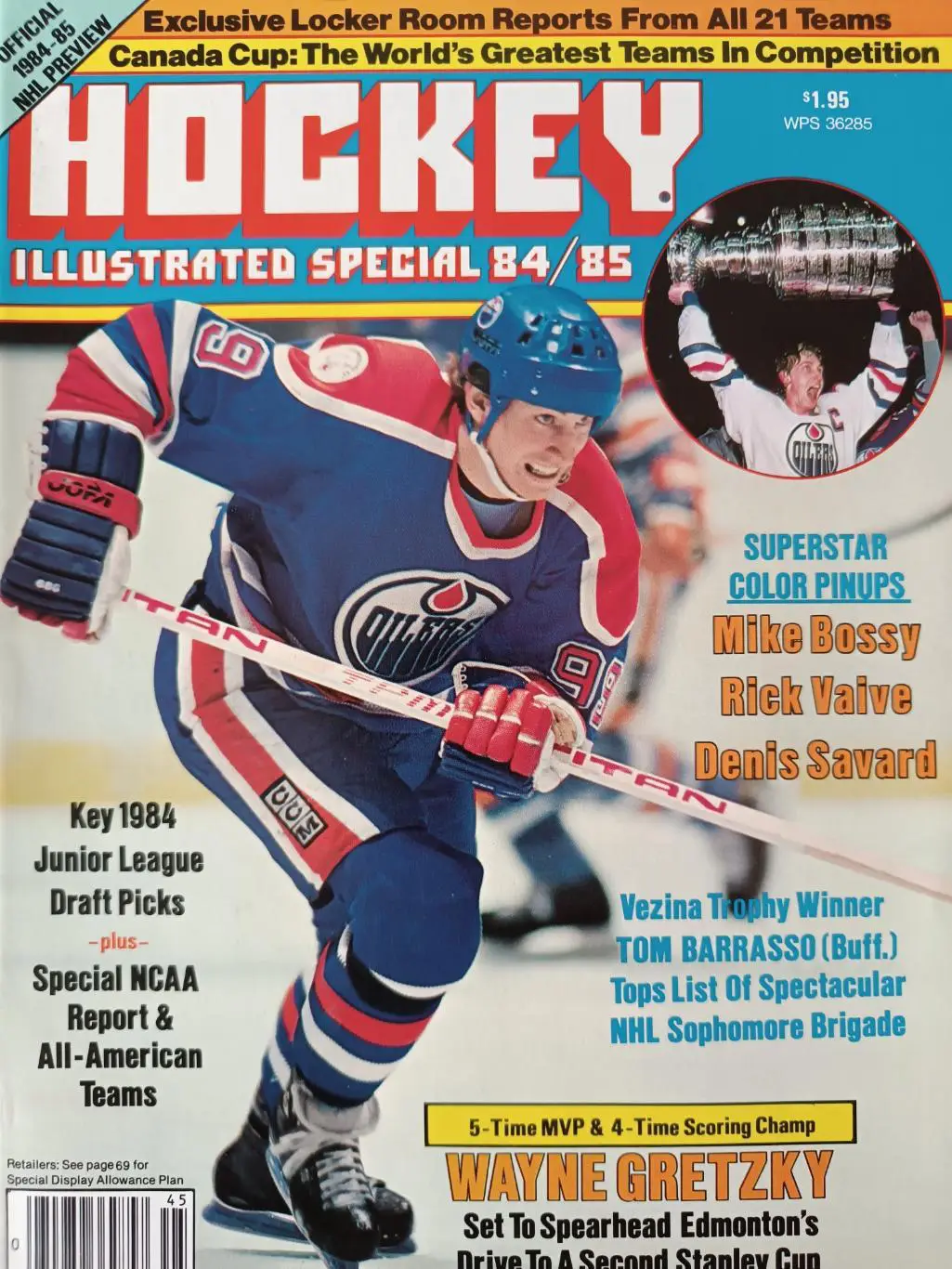ХОККЕЙ ЖУРНАЛ НХЛ NHL 1984-85 HOCKEY ILLUSTRATED SPECIAL