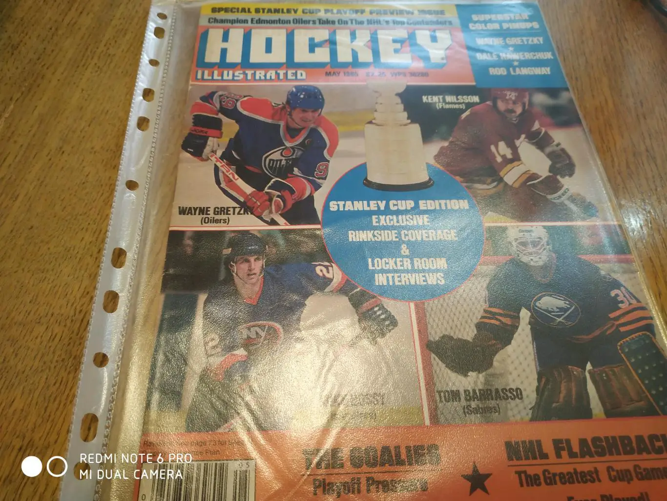 ХОККЕЙ ЖУРНАЛ НХЛ NHL 1985 MAY HOCKEY ILLUSTRATED SPECIAL STANLEY CUP