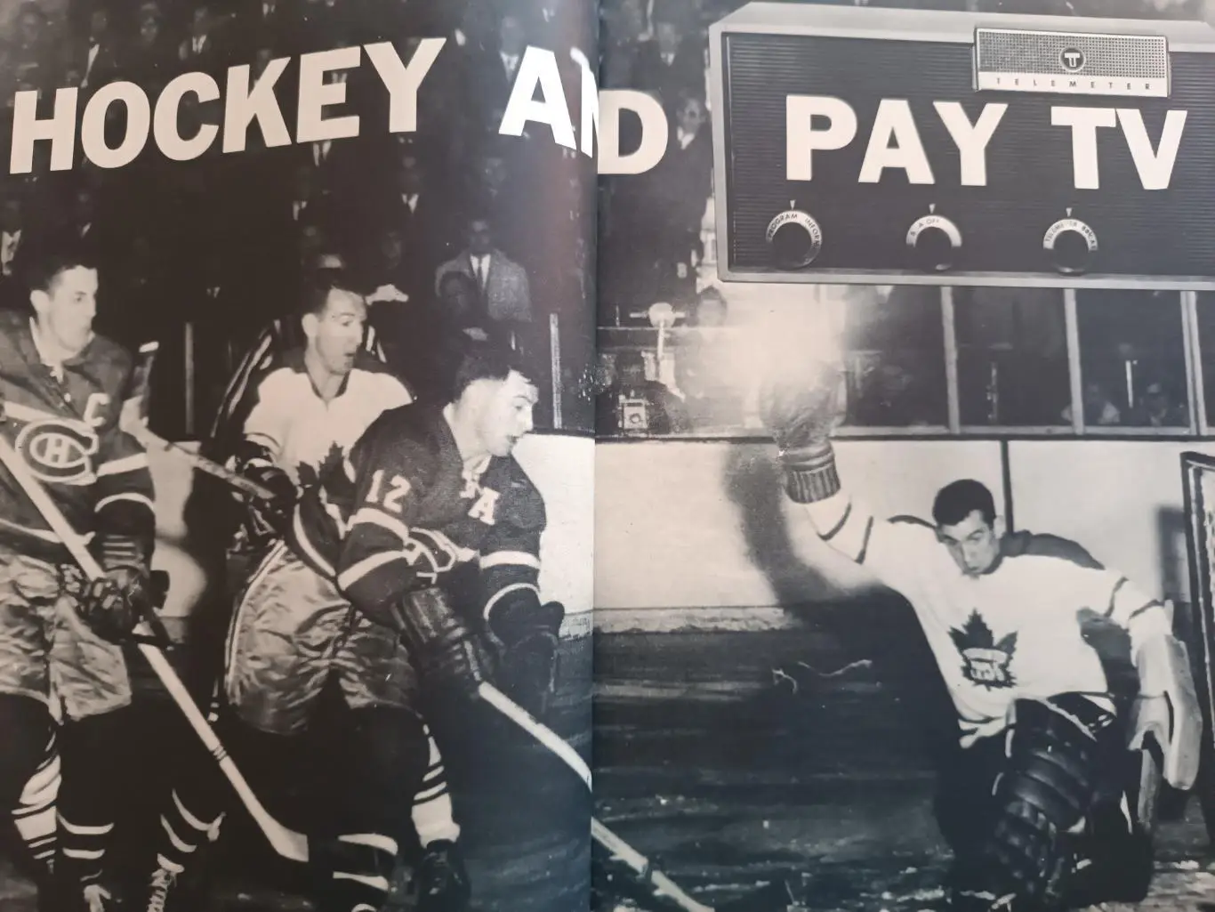 ЖУРНАЛ ХОККИ ИЛЛЮСТРЭЙТЕД НХЛ DEC. 1962 NHL HOCKEY ILLUSTRATED VOL.1 #11 4