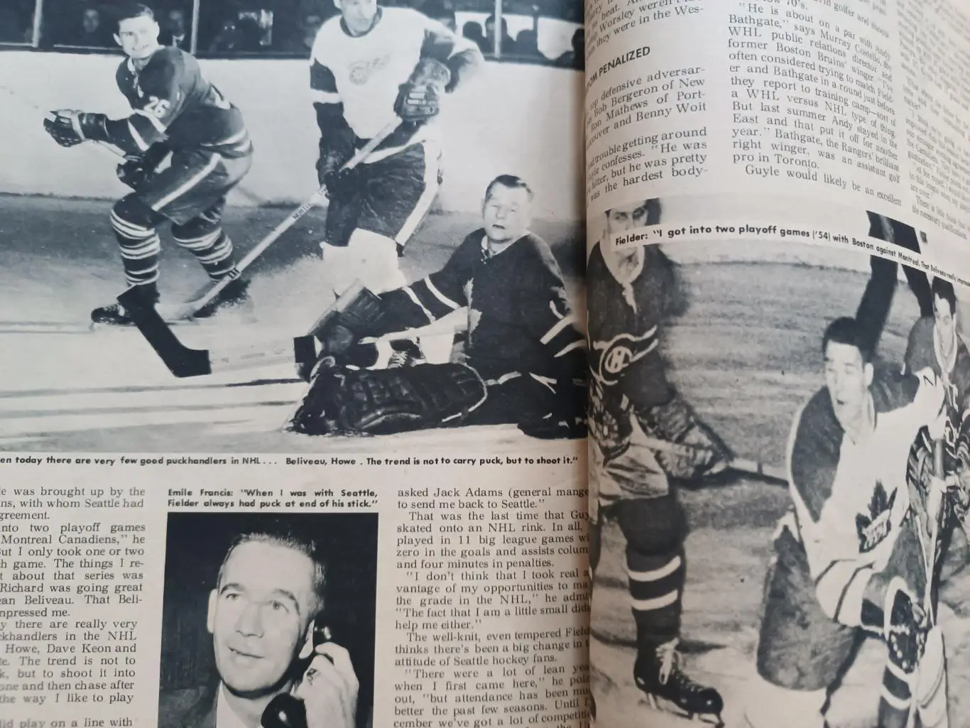 ХОККЕЙ ЖУРНАЛ НХЛ NHL 1964 JANUARY HOCKEY ILLUSTRATED 6