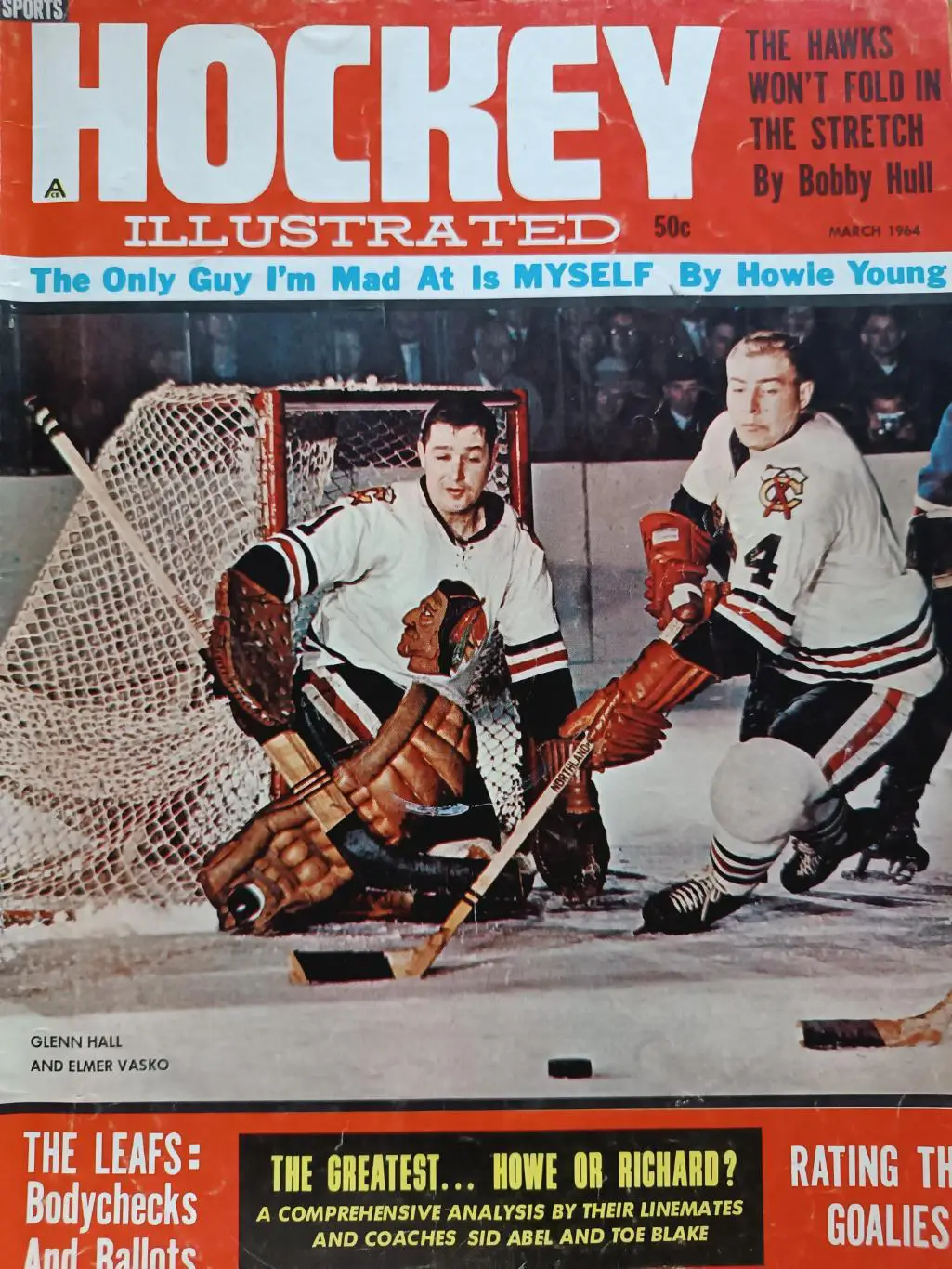 ХОККЕЙ ЖУРНАЛ НХЛ NHL 1964 MARCH HOCKEY ILLUSTRATED