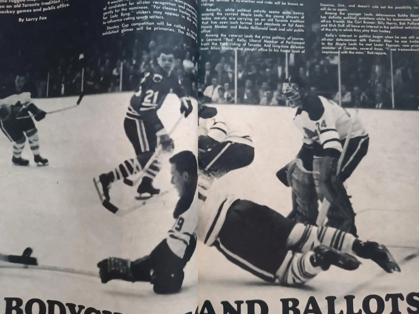 ХОККЕЙ ЖУРНАЛ НХЛ NHL 1964 MARCH HOCKEY ILLUSTRATED 3