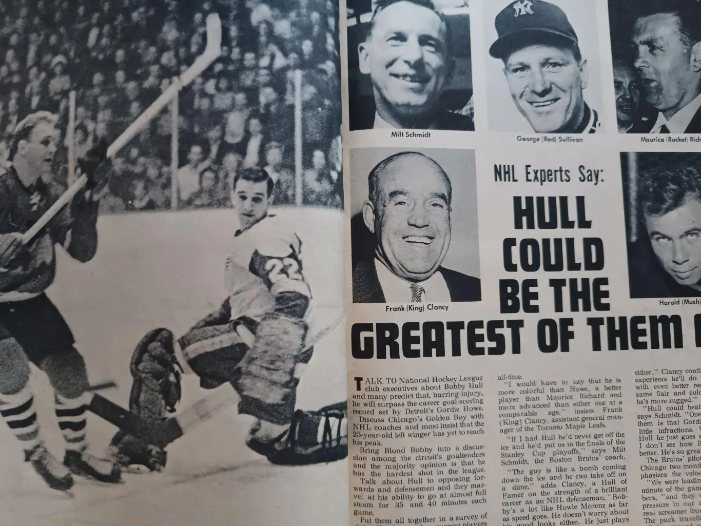 ХОККЕЙ ЖУРНАЛ НХЛ NHL 1964 APRIL HOCKEY ILLUSTRATED 2