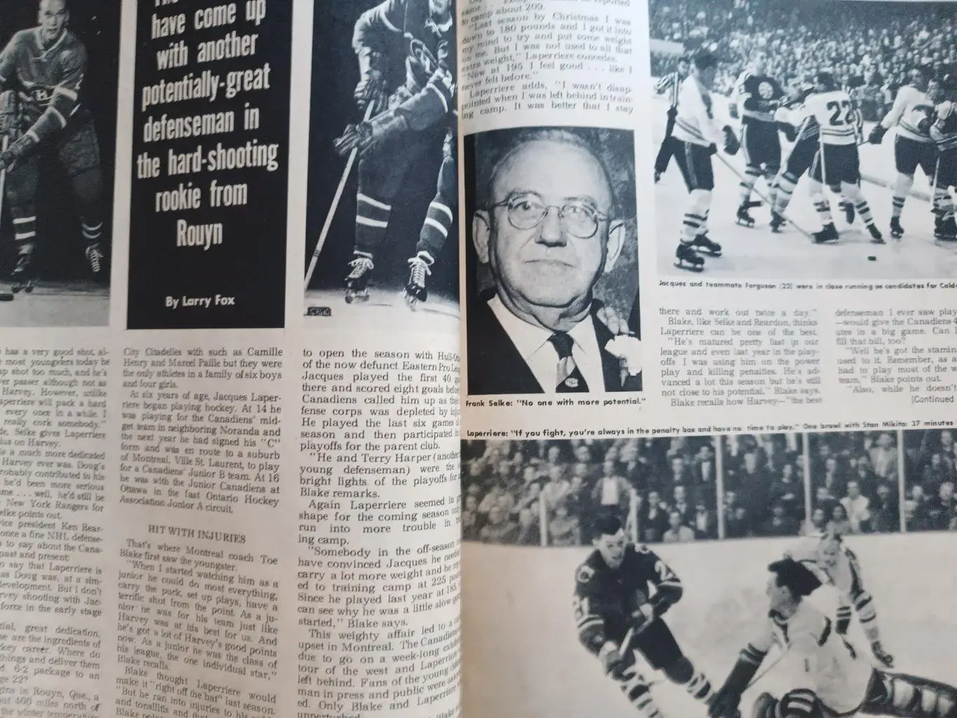 ХОККЕЙ ЖУРНАЛ НХЛ NHL 1964 APRIL HOCKEY ILLUSTRATED 4